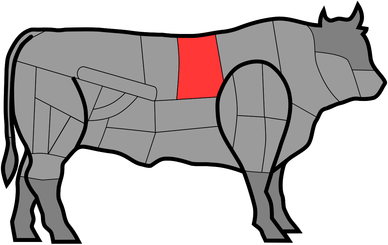 Côte de bœuf, viande 100 % française